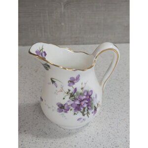 Vintage Hammersley Victorian Violet Custard Jug or Large Creamer